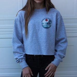 Brandy Melville cropped sweatshirt